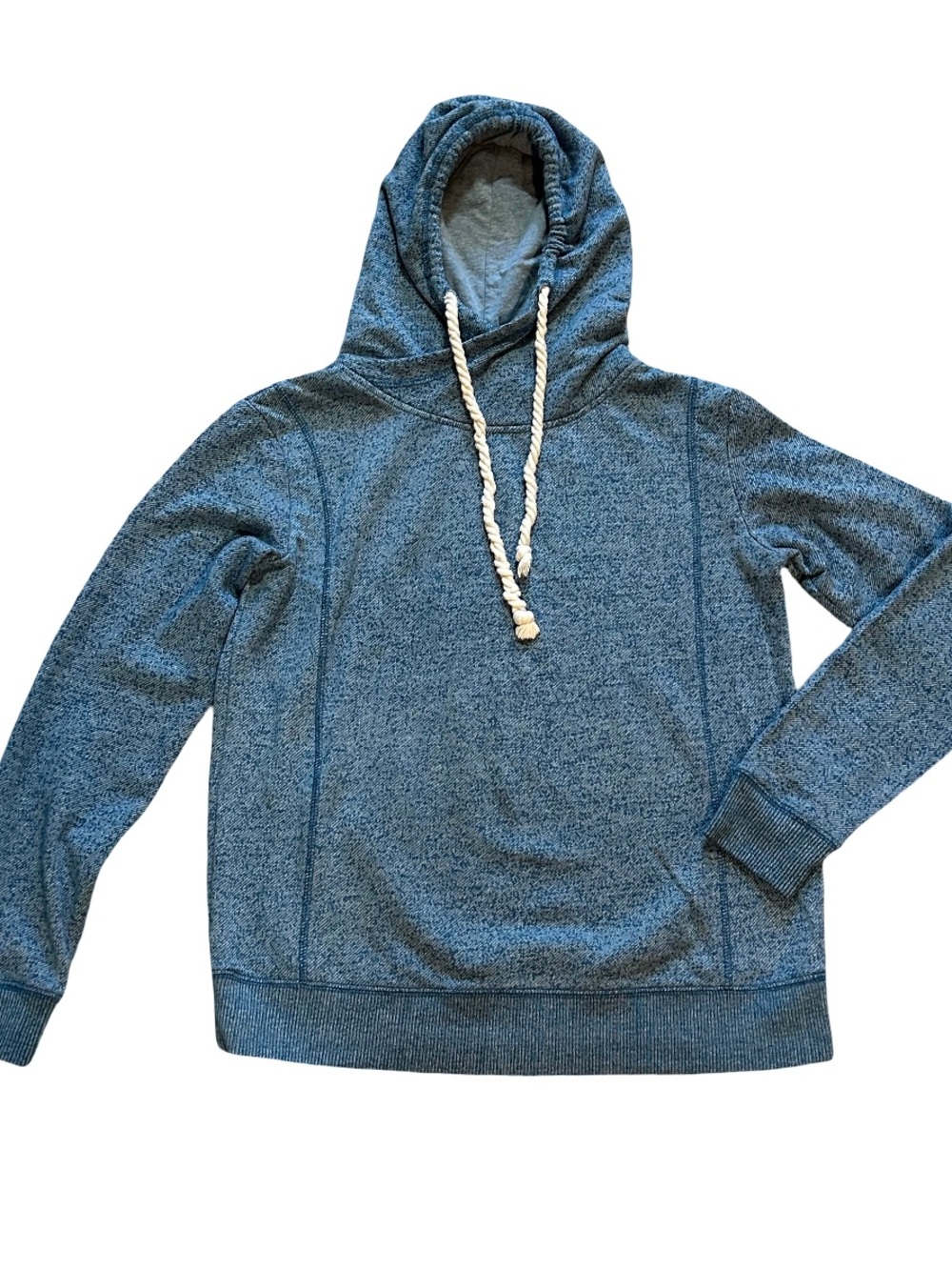 Element Women's Heathered Blue Pullover Fleece Hoodie with Rope Drawcord